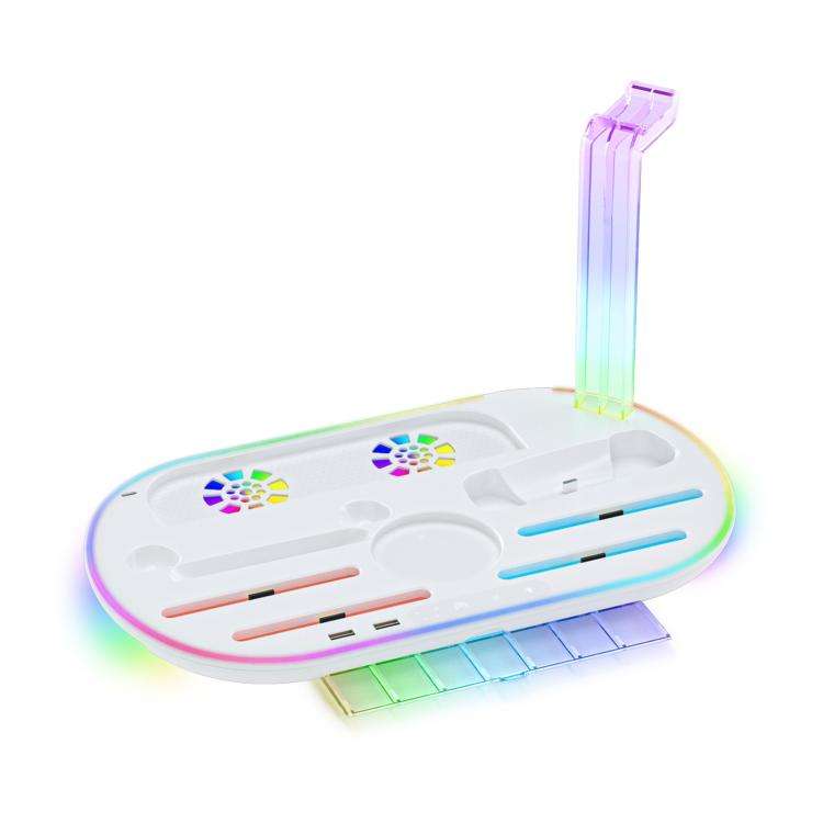 For Nintendo Switch 2 JYS NS2322 With RGB Light Charging Base Cooling Charging Storage Integrated...