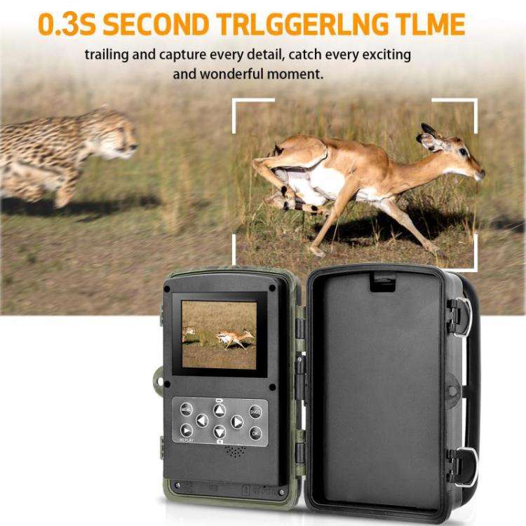 Outdoor 2G MMS Infrared Night Vision Tracking Camera 3PIR Thermal Sensing Surveillance Camera, HC...