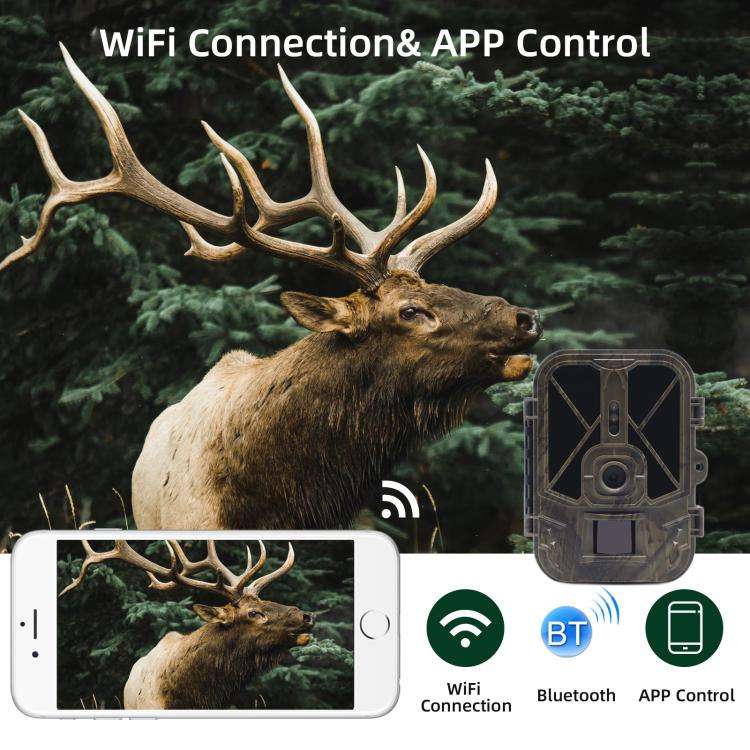 4K 120MP Infrared Hunting Camera Support APP Remote Mobile Viewing Photos / Videos, WiFi940Pro-Li