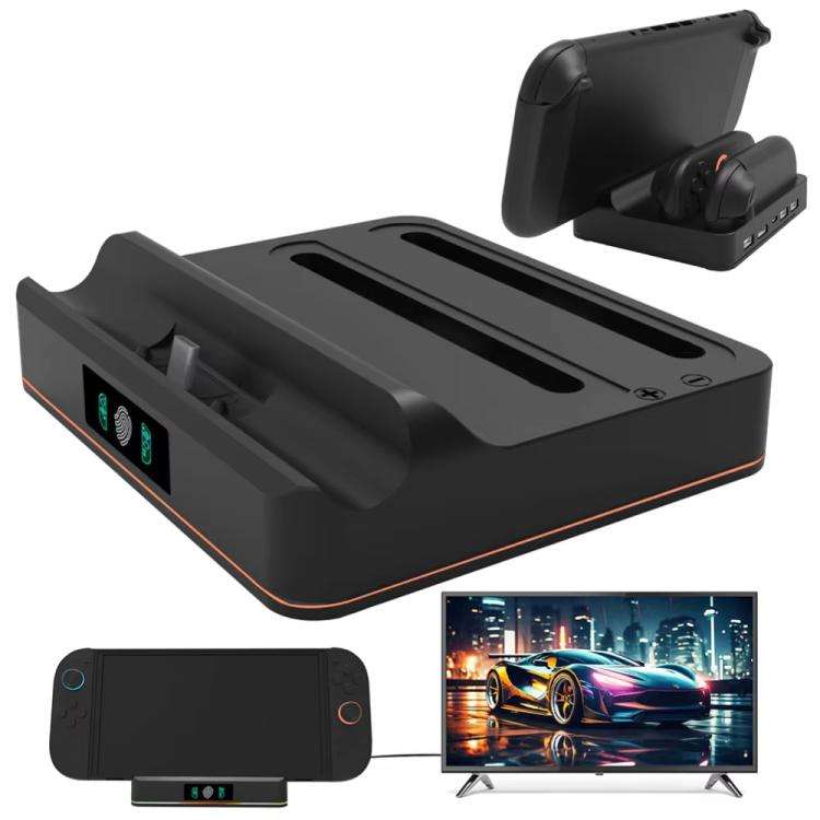For Nintendo Switch 2 Console Controller KJH Charging Dock Station With 1080P 60Hz HDMI Output, K...