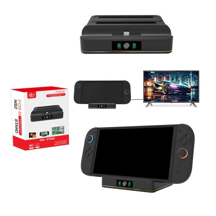 For Nintendo Switch 2 Console Controller KJH Charging Dock Station With 1080P 60Hz HDMI Output, K...