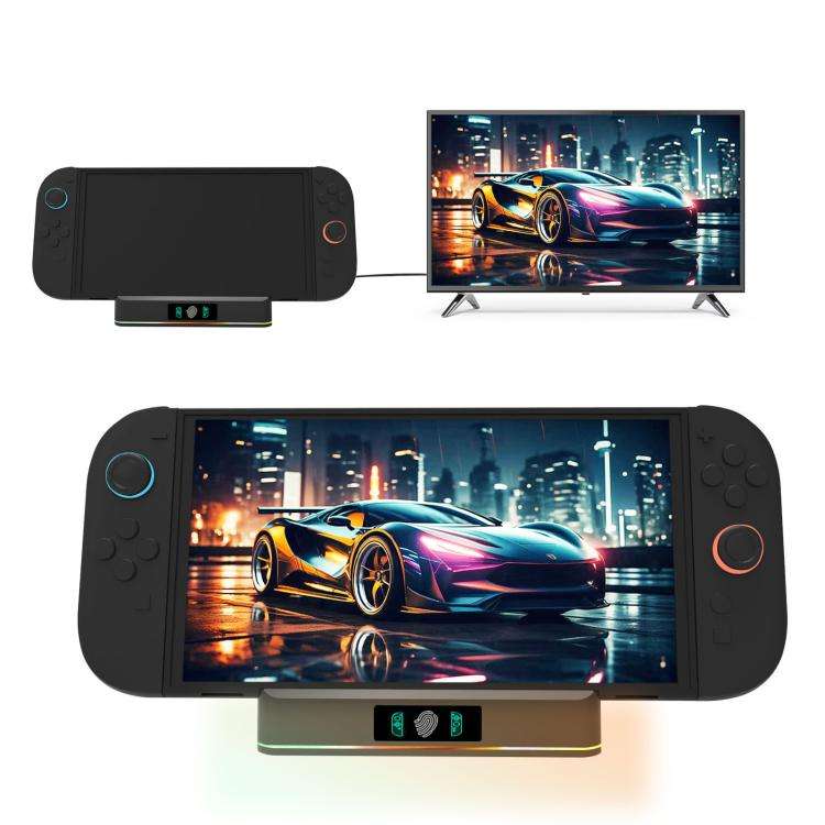 For Nintendo Switch 2 Console Controller KJH Charging Dock Station With 1080P 60Hz HDMI Output, K...