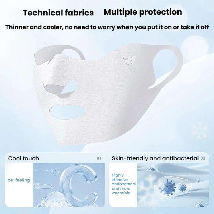 WEST BIKING ummer Ice Silk UV-Protective Mask UV-Blocking Cycling Face Cover, One Size