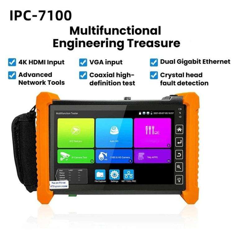 IPC-7100 Video Surveillance Tester Multi-Functional Engineering Tester, US Plug, EU Plug, UK Plug...