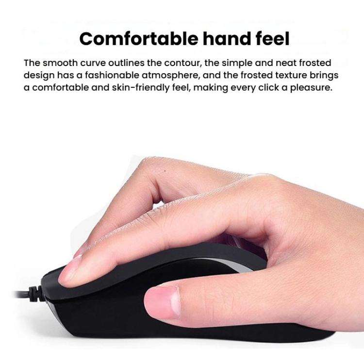 Little Kangaroo DS-917 1000DPI Ergonomic Optical Wired Mouse Laptop Mouse For Office Gaming, DS-9...