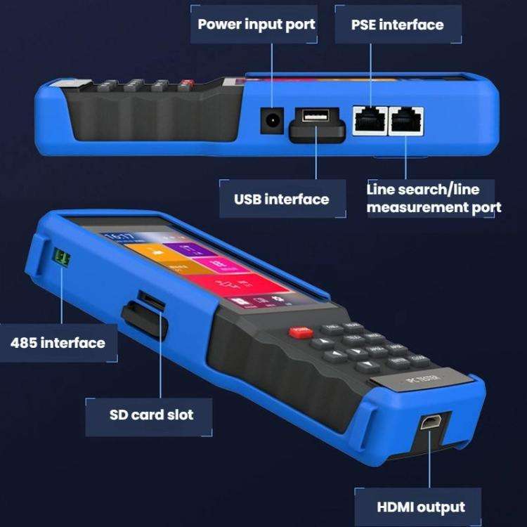 IPC9310Plus-N 4.5 Inch Engineering Tester Network Analog Coaxial Video Surveillance Tester, IPC93...