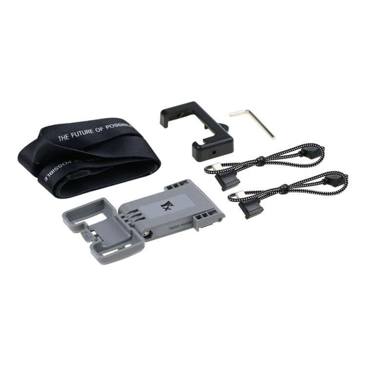 YX Adjustable Tablet Holder For DJI RC-N Remote Controller, Gray, Black, 8pin+USB-C Cable Set  Gr...