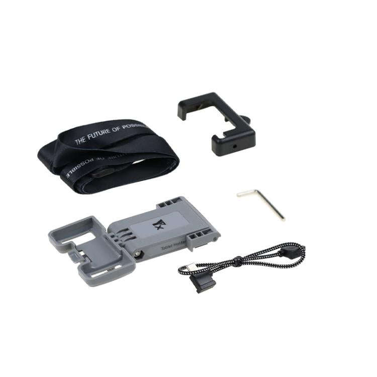 YX Adjustable Tablet Holder For DJI RC-N Remote Controller, Gray, Black, 8pin+USB-C Cable Set  Gr...