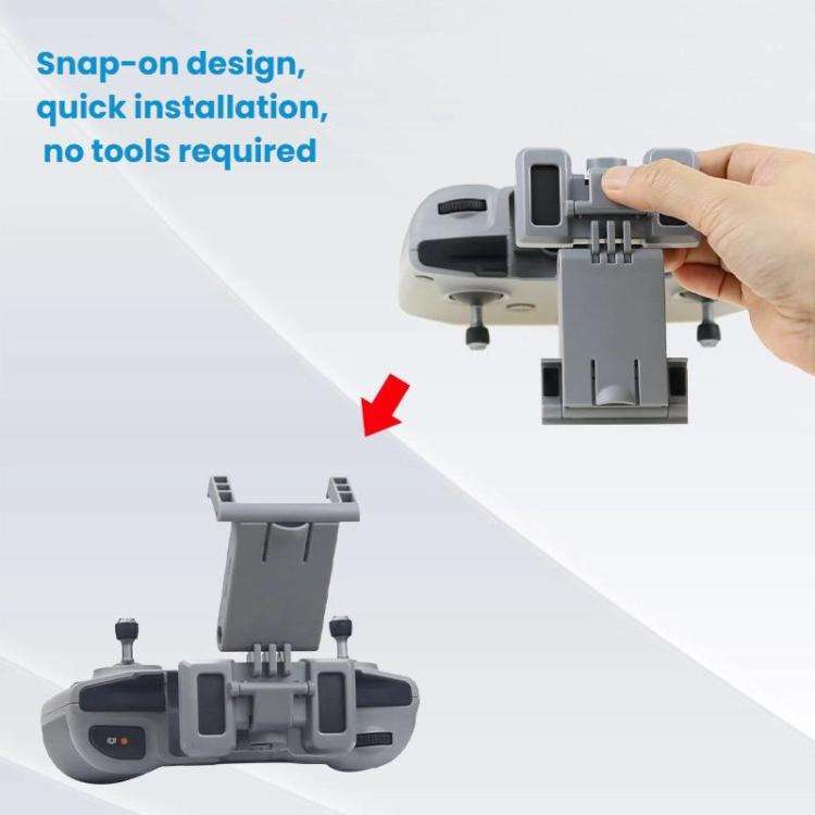 YX Adjustable Tablet Holder For DJI RC-N Remote Controller, Gray, Black, 8pin+USB-C Cable Set  Gr...