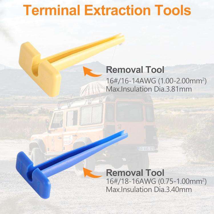 603pcs /Set DT Connector Kit with 2/3/4/6/8/12 Pin DT Connectors and Extraction Tools, 603pcs /Set