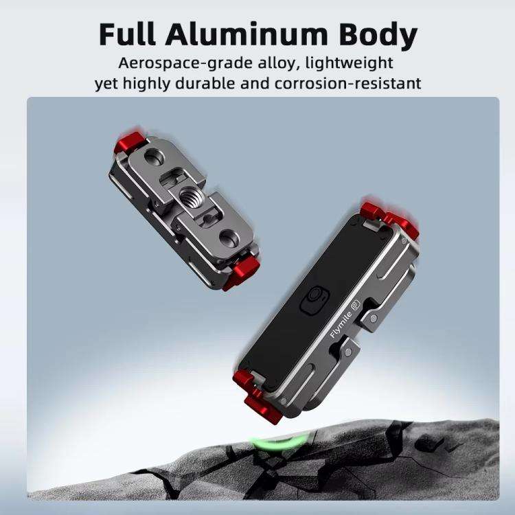 For Insta360 Go Ultra Flymile Magnetic Quick-Release Adapter Aluminum Alloy Mount Extension Acces...