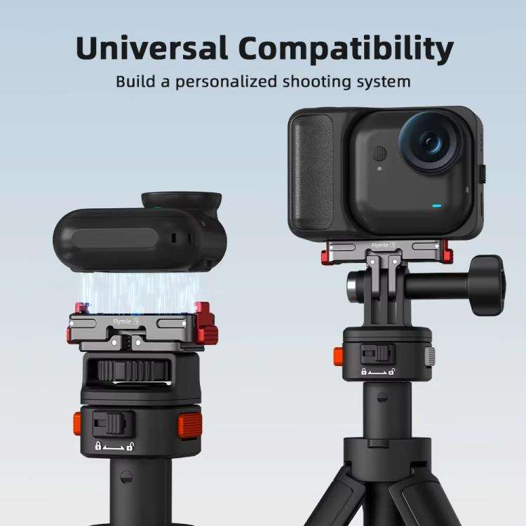 For Insta360 Go Ultra Flymile Magnetic Quick-Release Adapter Aluminum Alloy Mount Extension Acces...