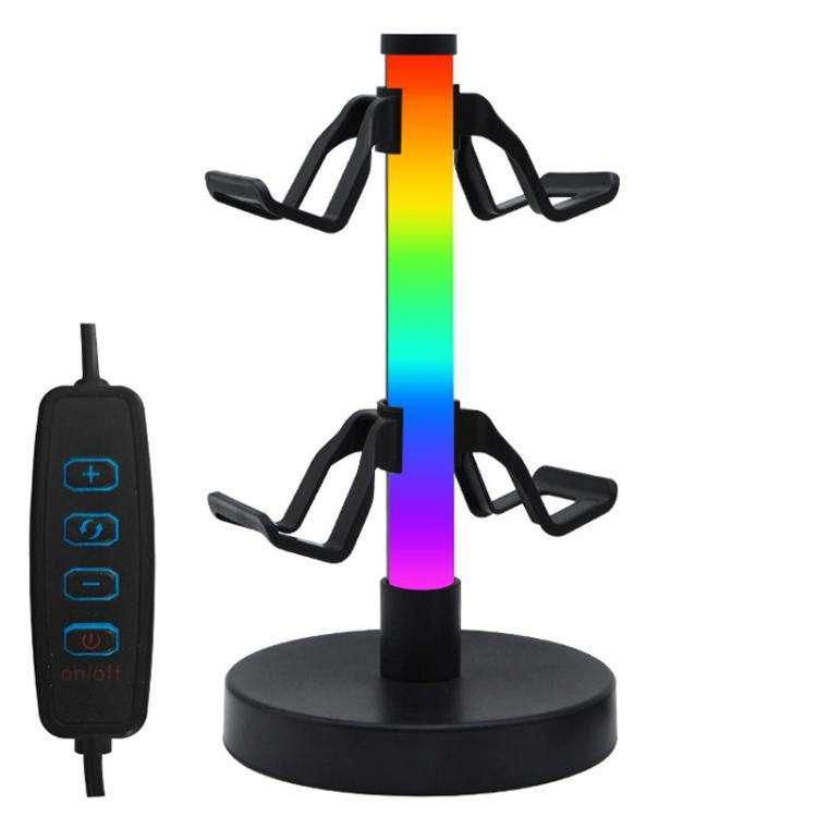 KBB-81 RGB Gaming Controller Headphone Stand Ambient Light Stand, Wired Control, Wired Control+Re...