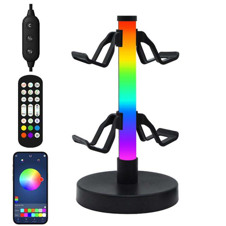 KBB-81 RGB Gaming Controller Headphone Stand Ambient Light Stand, Wired Control, Wired Control+Re...