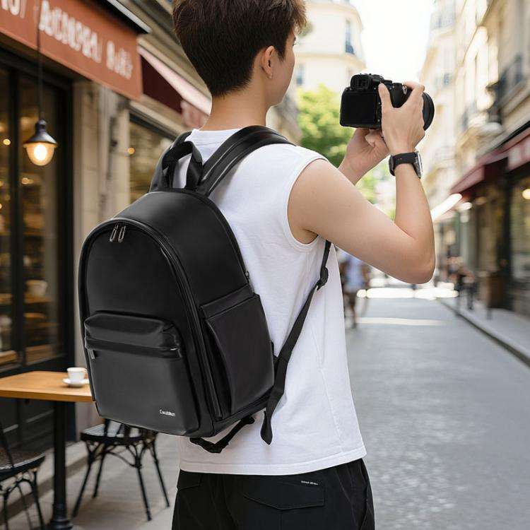 Cwatcun D125 Medium Shoulder Camera Bag Waterproof Casual Photography Backpack, Medium