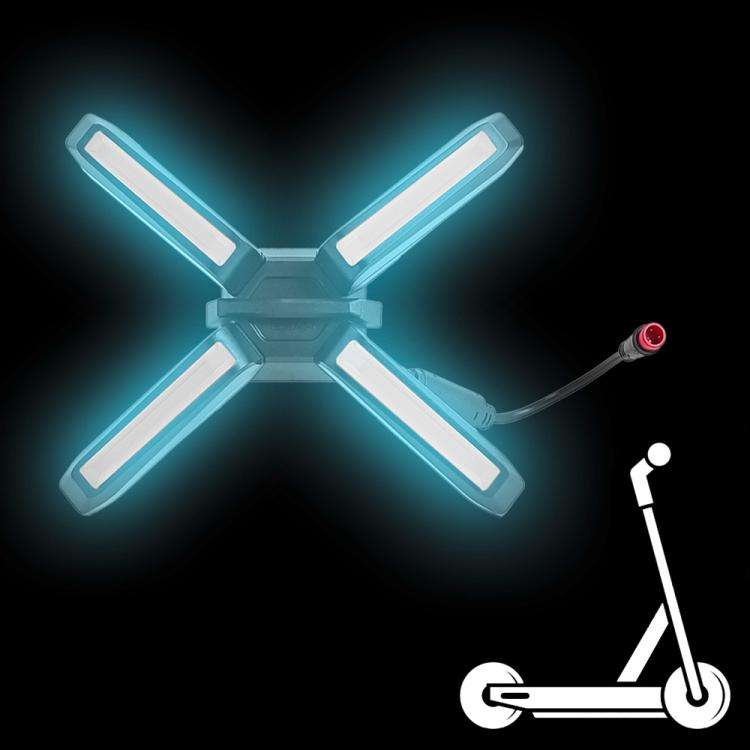 Electric Scooter X Type 4W Super Bright Headlight, For Ninebot ZT3 / ZT3 Pro