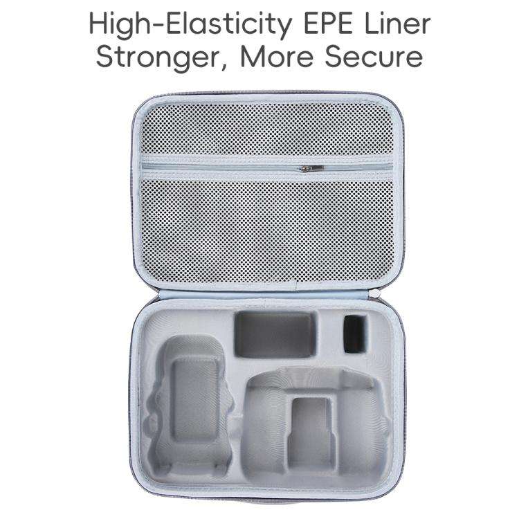 For DJI Mini 5 Pro Fly More Integrated PU Organizer Bag Portable Travel Shoulder Bag