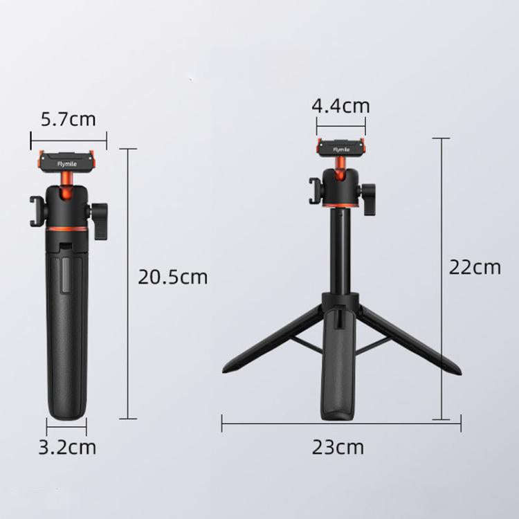 Flymile AC5012_5 Extended Selfie Stick Holder Magnetic Quick Release Tripod, AC5012_5