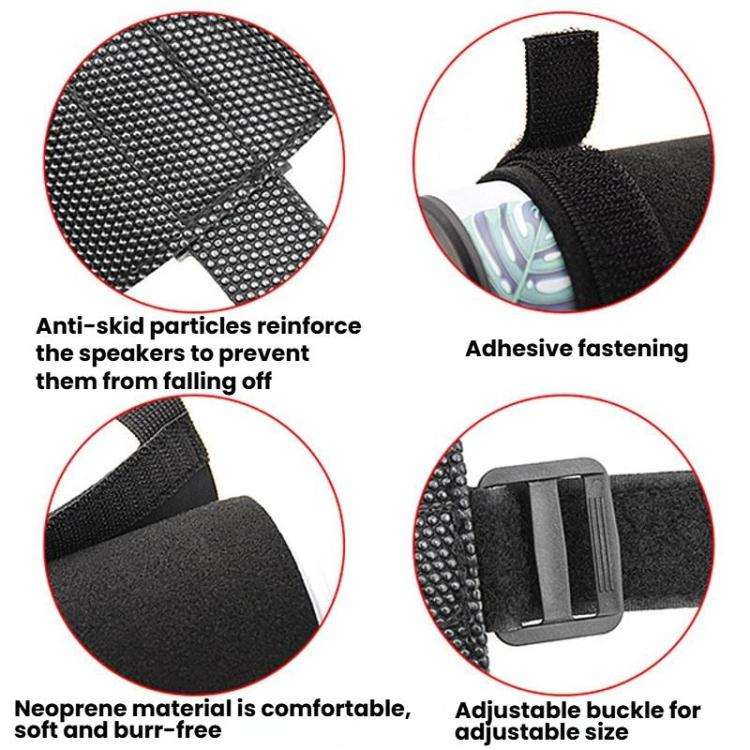 Bicycle Audio Strap Adjustable Water Bottle Cover, Large, Small