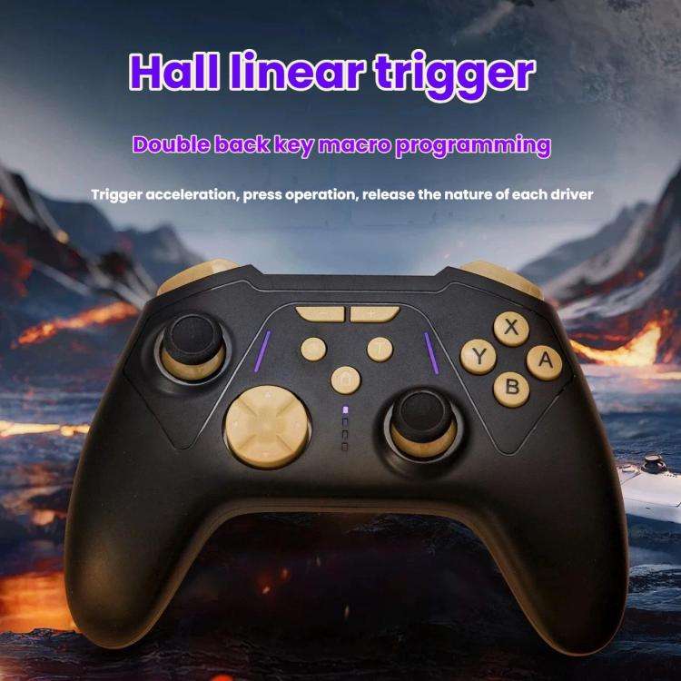 S201 Bluetooth Gaming Controller - Hall Effect Triggers, Dual Back Buttons For Macros, Compatible...