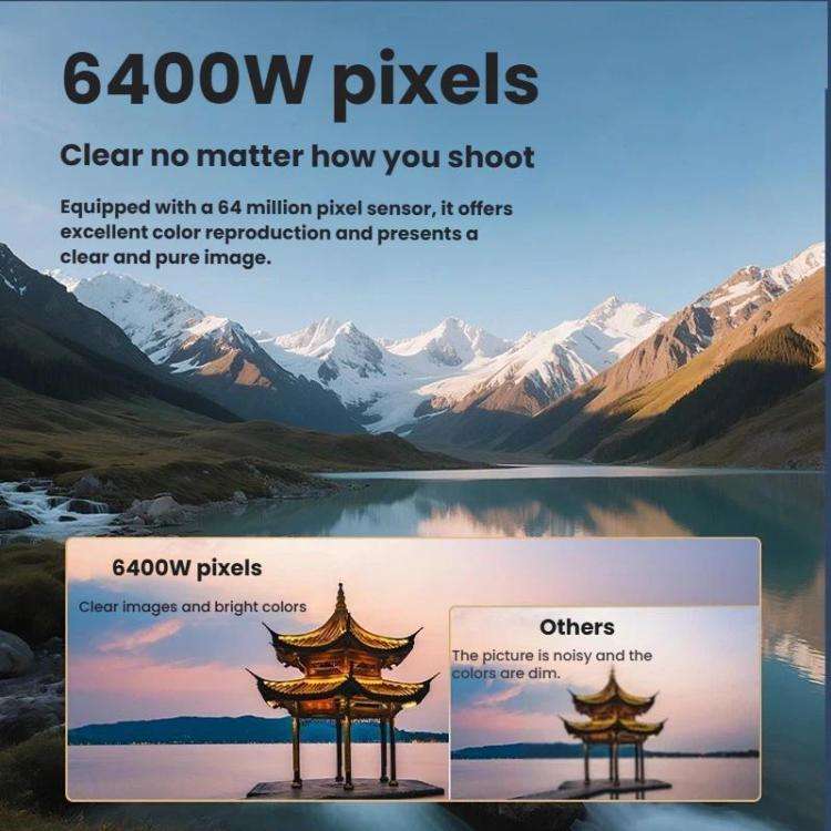 DC309X 6x Optical Zoom Digital Camera With 64MP & 5K Video 2.8-Inch Touch Screen, Front/Rear Dual...