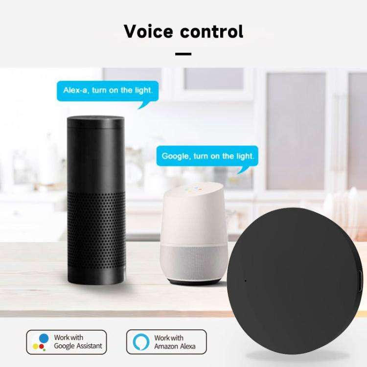 Tuya Wifi Smart Home Universal Remote Control, Support Voice Control/Mobile Phone Remote Operatio...
