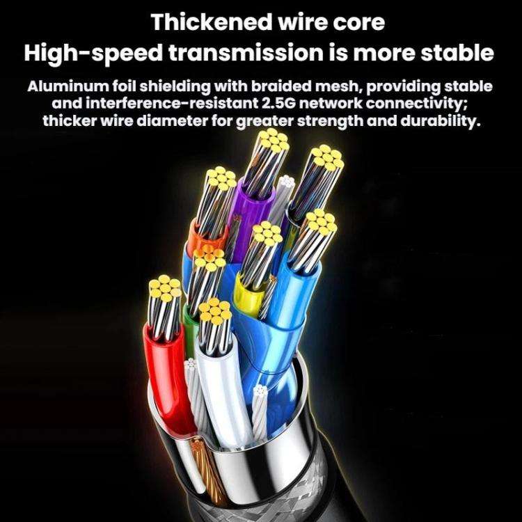 JINGHUA 2.5G Wired Network Adapter RJ45 Laptop HUB, USB, TYPE-C
