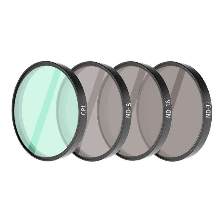 For DJI Osmo Action 6 Camera Lens Filter, ND8, ND16, ND32, ND64, CPL, UV, Diffusion 1/4, CPL+ND16...