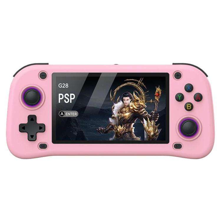 G28 Portable Handheld Open-Source Game Console 4.3 Inch HD IPS Screen, ARM Quad-Core Cortex-A7 1....