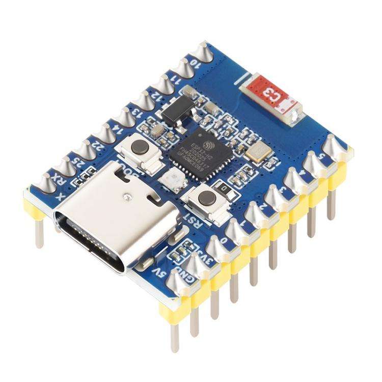 Mini Development Board Support Bluetooth / Zigbee / Thread Wireless Communication, WAVESHARE ESP3...