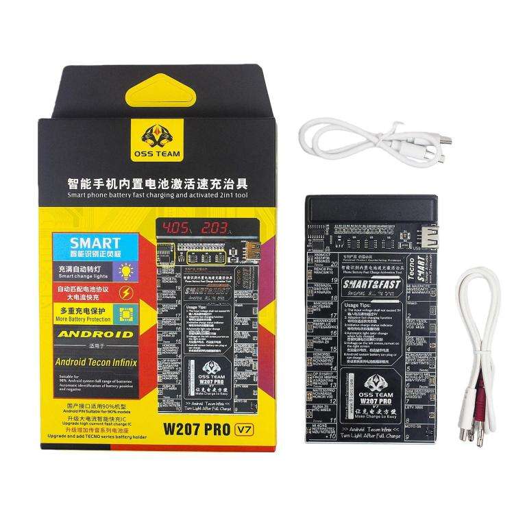 OSS TEAM W207 PRO V7 Battery Activation Detection Board Fast Charge IC Board For Android Devices,...