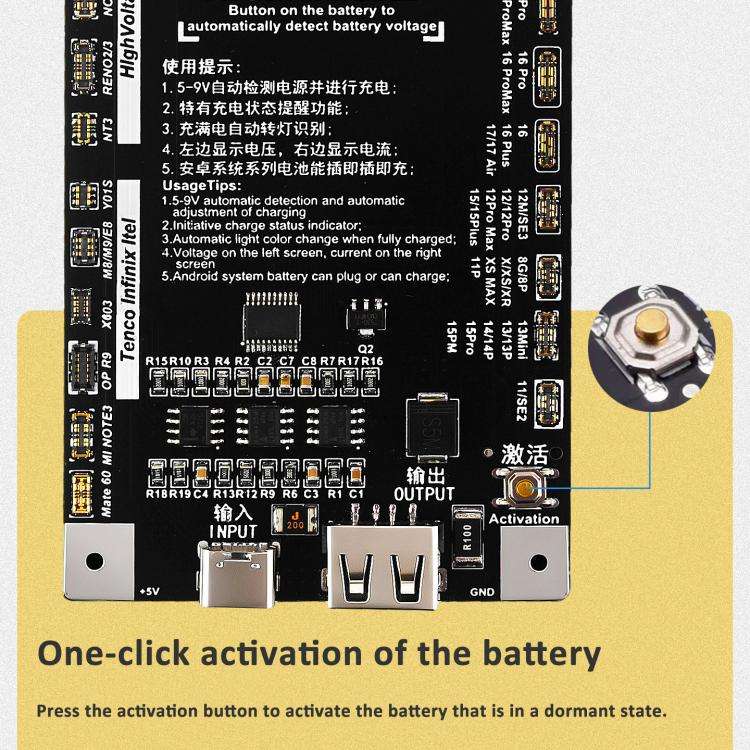WEMON BC27 Pro V3.0 Battery Activator Board For IPhone 6 To 17 Series & Android Devices, BC27 Pro...