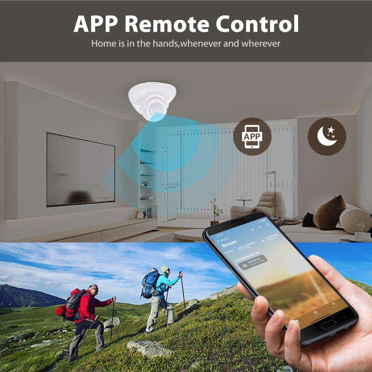 Matter Thread USB-C Power PIR Motion Sensor Smart Home System Compatible With Tuya App Remote Con...