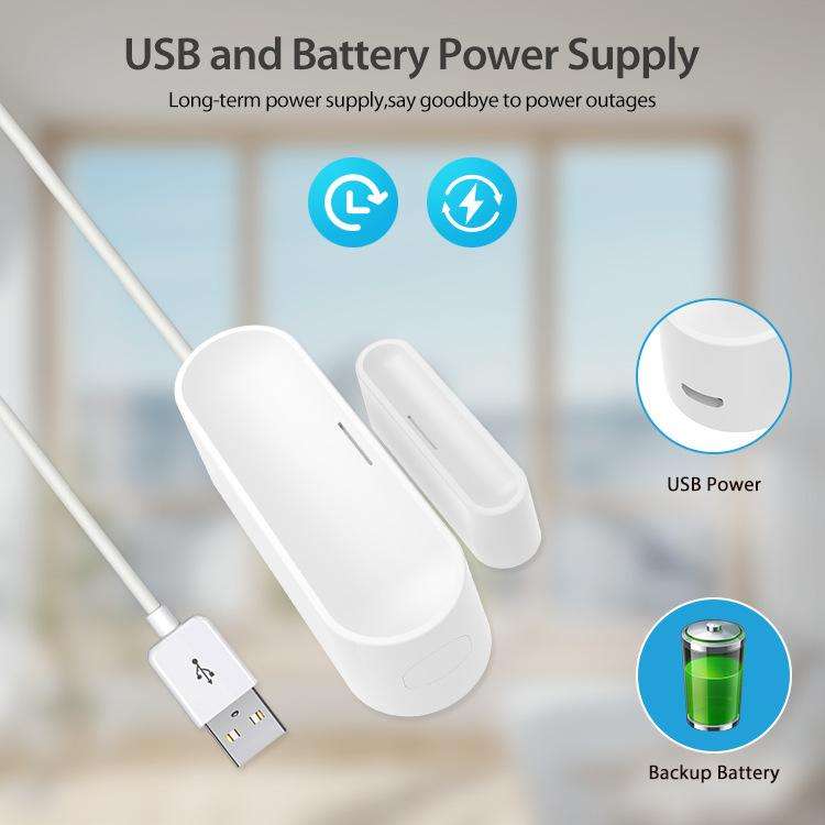 Matter Thread Door/Window Sensor Compatible With Tuya Smart Home System, Door/Window Sensor
