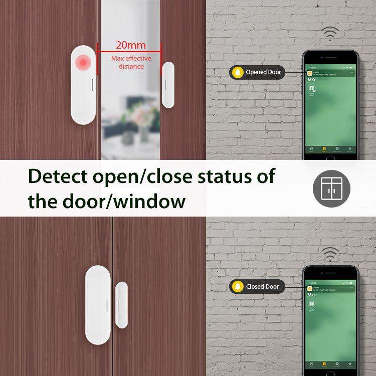 Matter Thread Door/Window Sensor Compatible With Tuya Smart Home System, Door/Window Sensor