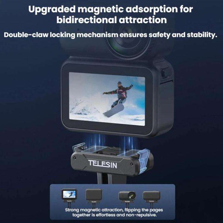 For DJI Osmo Nano TELESIN Magnetic Quick-Release Base, Basic