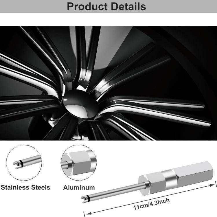3pcs Magnetic Valve Core Installation Removal Wrench Screwdriver