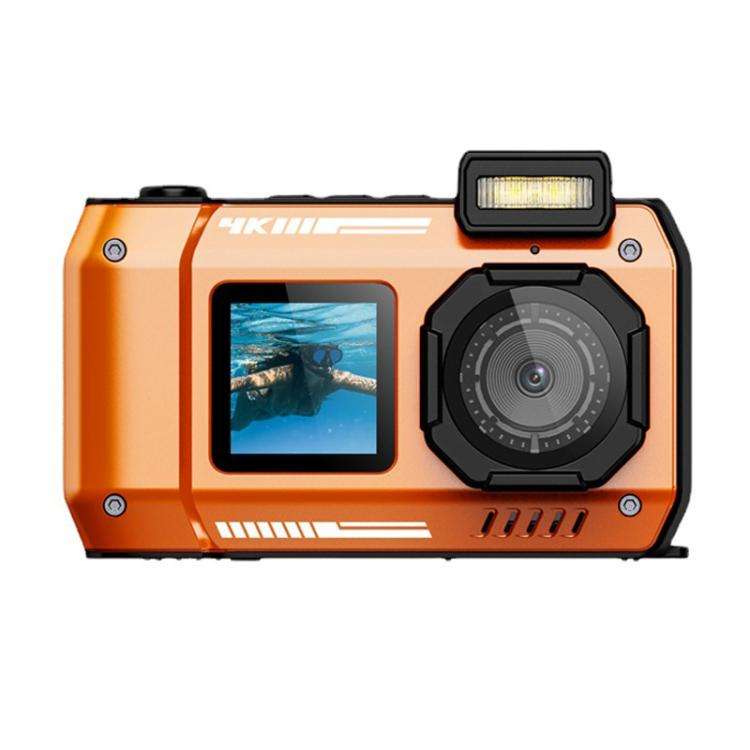 D50 IP68 Waterproof Dual-Screen Selfie Camera HD Outdoor & Underwater Camera
