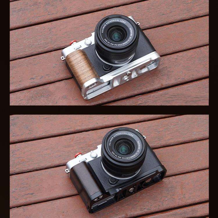 For Fujifilm X-E5 Flymile Camera L-Shaped Cold Shoe Mount For One-Handed Shooting, Black Ebony, S...