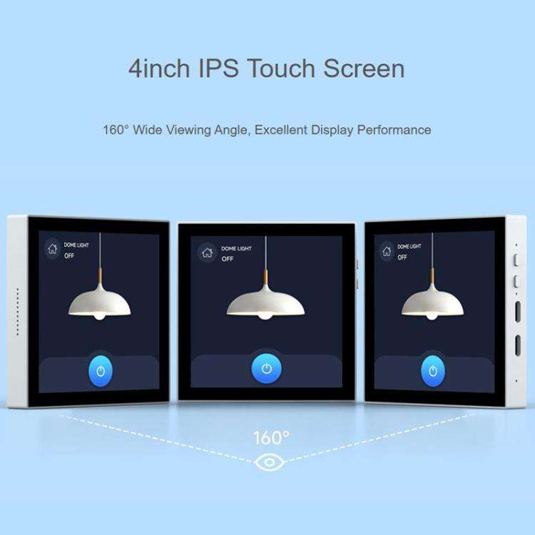 WAVESHARE ESP32-S3-Touch-LCD-4B 4 Inch Smart 86 Box, 5-Point Touch, RGB Interface