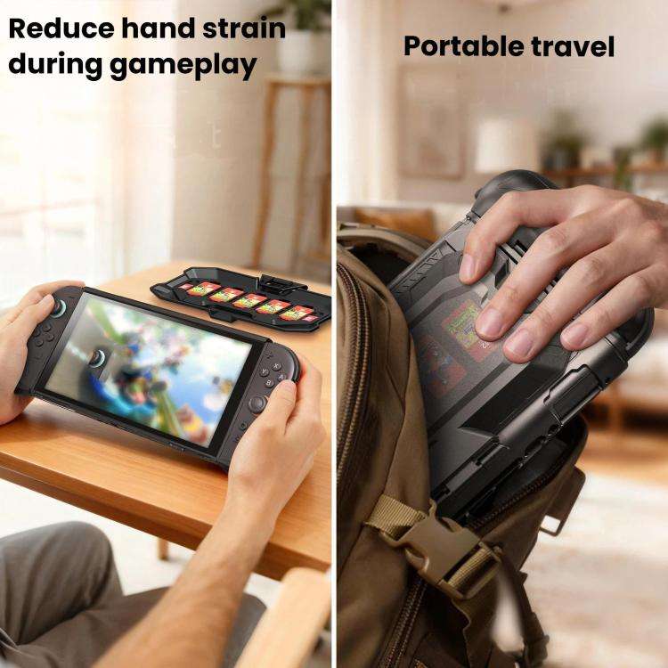 For Nintendo Switch 2 STARTRC GAMES Mech Protective Case Machine Removable Game Card Storage Back...