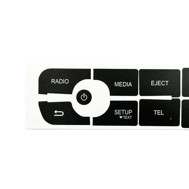 For Renault Megane / Master / Scenic 5sets Radio Button Repair Stickers
