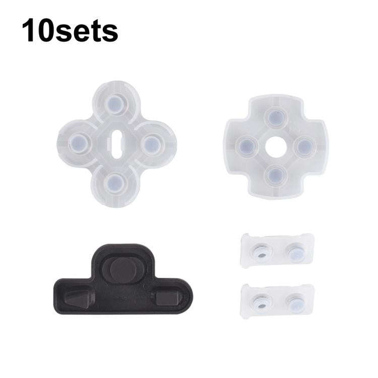 Gamepad Conductive Rubber Button Soft Pad, For PS2 10sets, For PS3 10sets, For PS4 10sets 1.0, Fo...