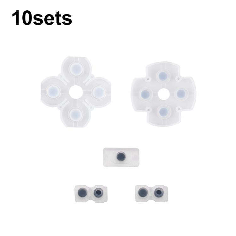 Gamepad Conductive Rubber Button Soft Pad, For PS2 10sets, For PS3 10sets, For PS4 10sets 1.0, Fo...