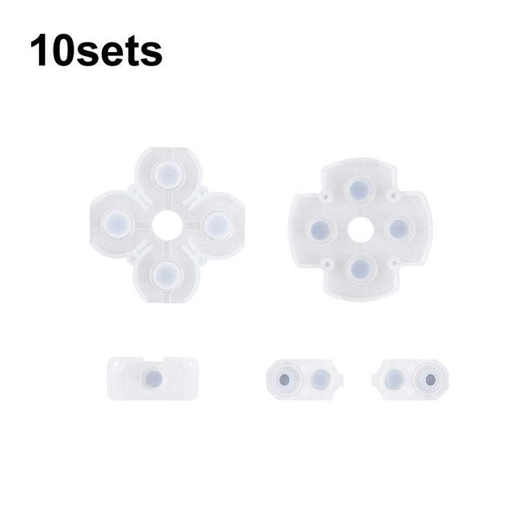 Gamepad Conductive Rubber Button Soft Pad, For PS2 10sets, For PS3 10sets, For PS4 10sets 1.0, Fo...