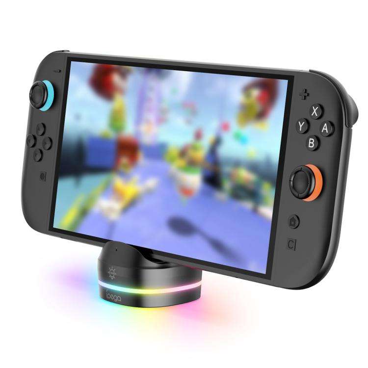 For Nintendo Switch 2 Console ipega Dock Charger with RGB Lighting Effects, ipega