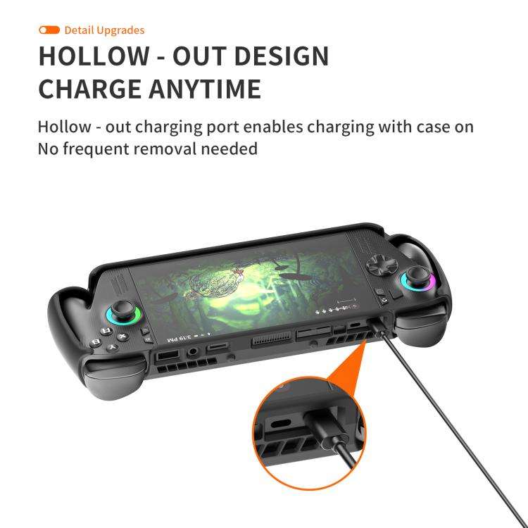 JYS TPU Protective Case for ASUS ROG Xbox Ally / X Console with Kickstand, TPU Protective Case