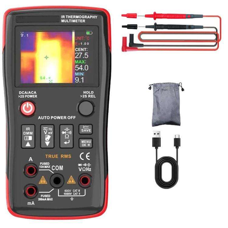 ZT-R01 Handheld HD Infrared Thermal Imaging Multimeter Industrial Power/Floor Heating Thermal Ima...