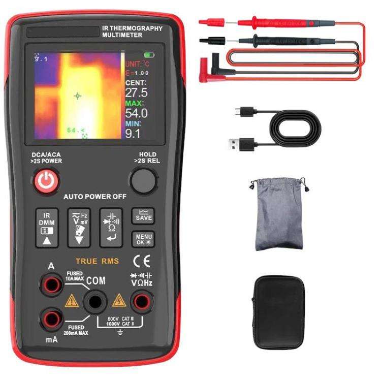 ZT-R01 Handheld HD Infrared Thermal Imaging Multimeter Industrial Power/Floor Heating Thermal Ima...