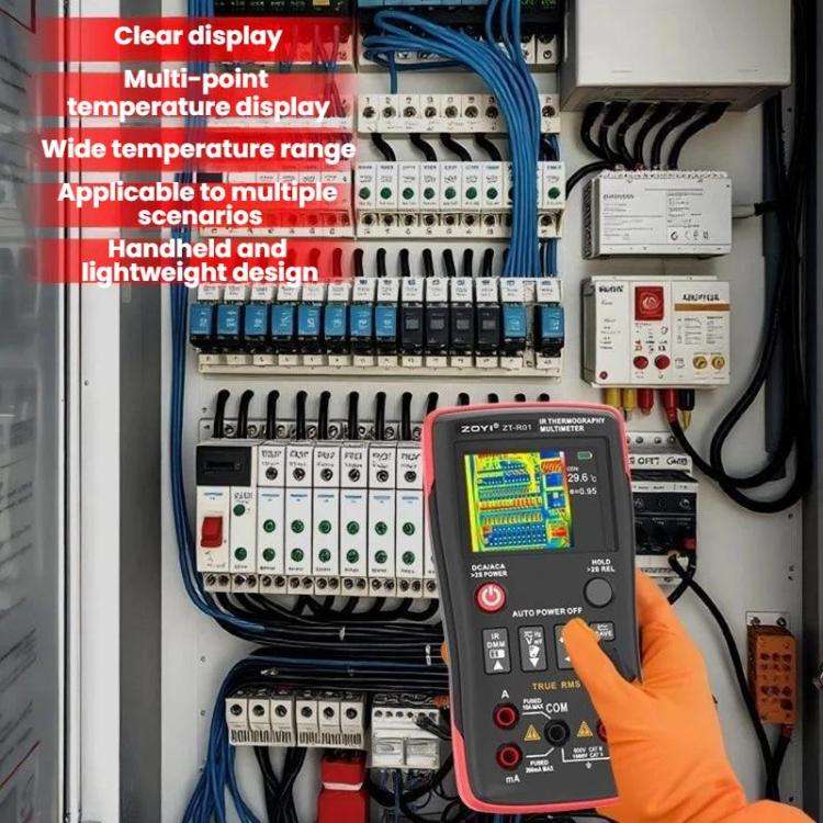 ZT-R01 Handheld HD Infrared Thermal Imaging Multimeter Industrial Power/Floor Heating Thermal Ima...